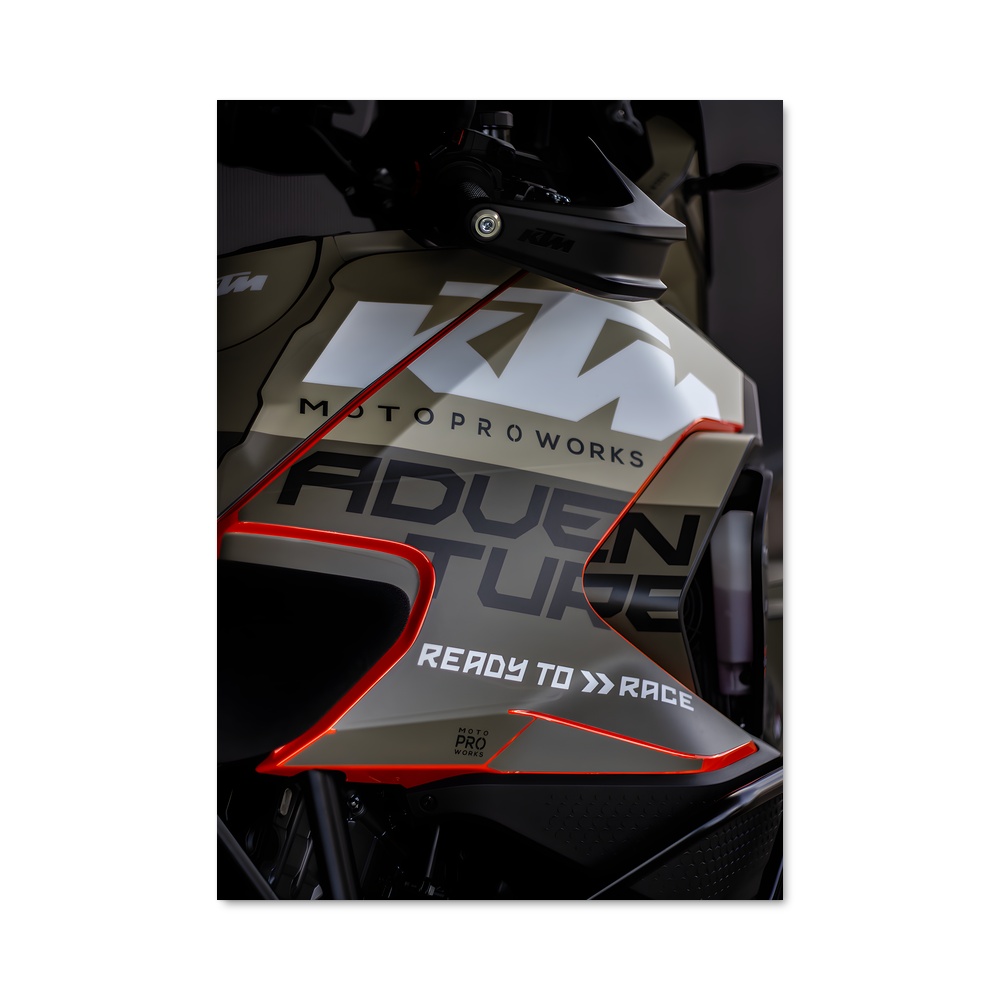 Poster Red Blaze – affiche KTM Moto